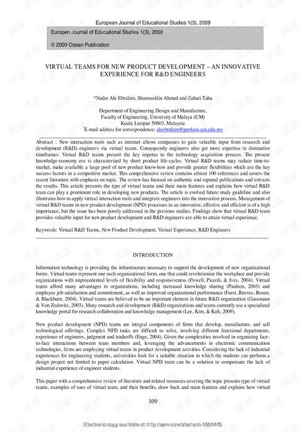 虛擬團隊環(huán)境下的研發(fā)工程師創(chuàng)新體驗研究——基于CSDN文庫的工程與技術研究發(fā)展分析