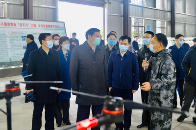 杜家毫赴岳陽調研春耕生產與農業機械化工作